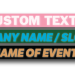 Embossed/Raised with colour(s) +$0.12